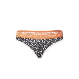 Calvin Klein Underwear Tanga  béžová / oranžová / černá / bílá