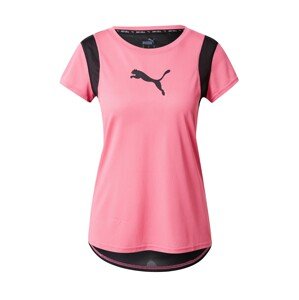 PUMA Funkční tričko 'TRAIN ALL DAY'  pink / černá