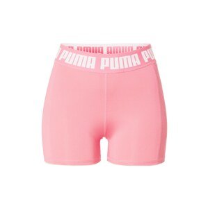 PUMA Sportovní kalhoty  pink / bílá / černá