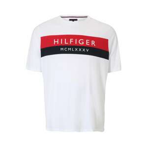 Tommy Hilfiger Big & Tall Tričko  červená / černá / bílá
