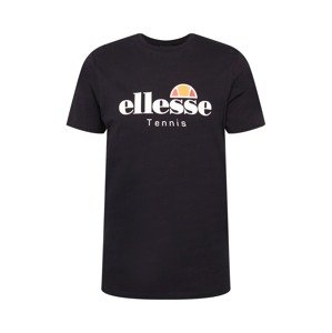 ELLESSE Funkční tričko 'Dritto'  černá / bílá / červená / oranžová