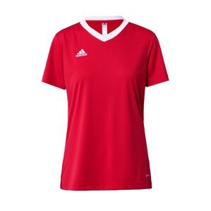 ADIDAS SPORTSWEAR Funkční tričko 'Entrada 22' červená / bílá